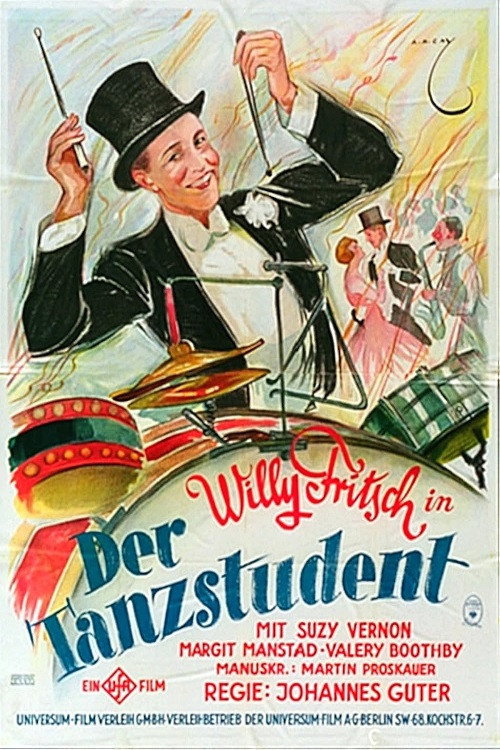 Movie poster for Der Tanzstudent (1928)