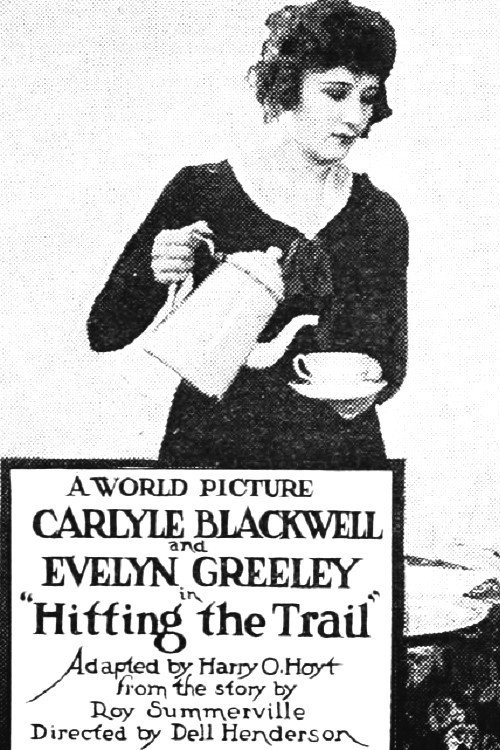Movie poster for Hitting the Trail (1918)