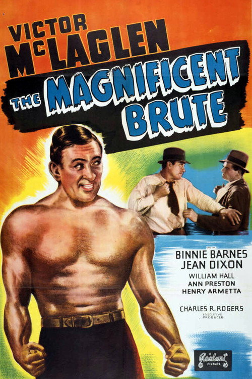 Movie poster for The Magnificent Brute (1936)