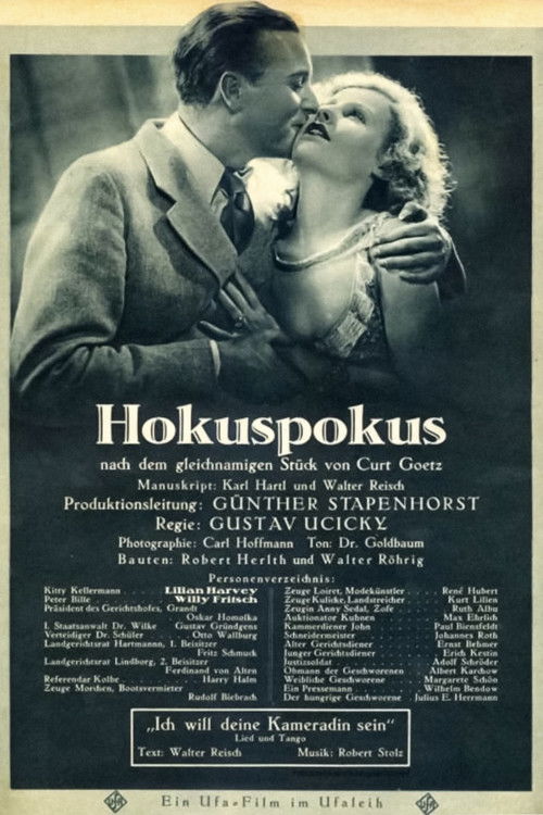 Movie poster for Hokuspokus (1930)