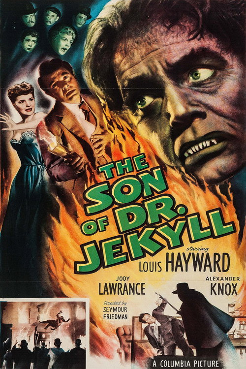 Movie poster for The Son of Dr. Jekyll (1951)
