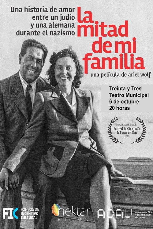 Movie poster for La mitad de mi familia (2025)