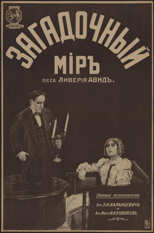Movie poster for Mysterious World (1916)