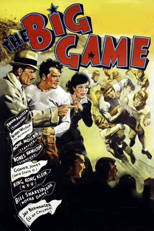 Movie poster for The Big Game (1936)