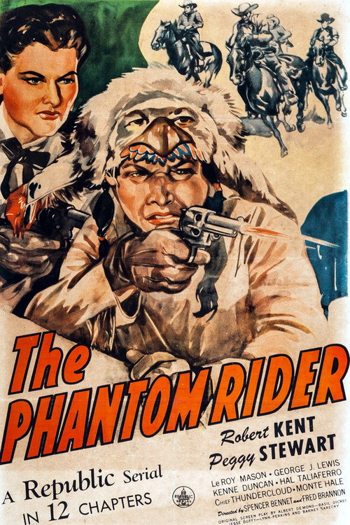 Movie poster for The Phantom Rider (1946)