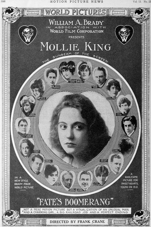 Movie poster for Fate's Boomerang (1916)