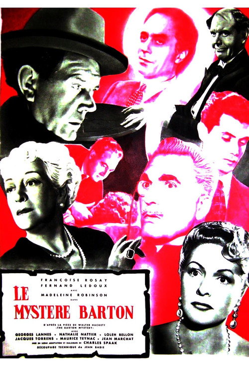 Movie poster for The Barton Mystery (1949)