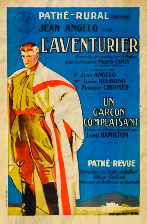 Movie poster for L'aventurier (1924)