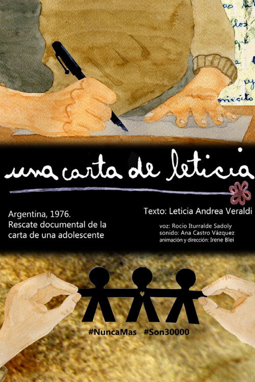 Movie poster for Una carta de Leticia (2017)