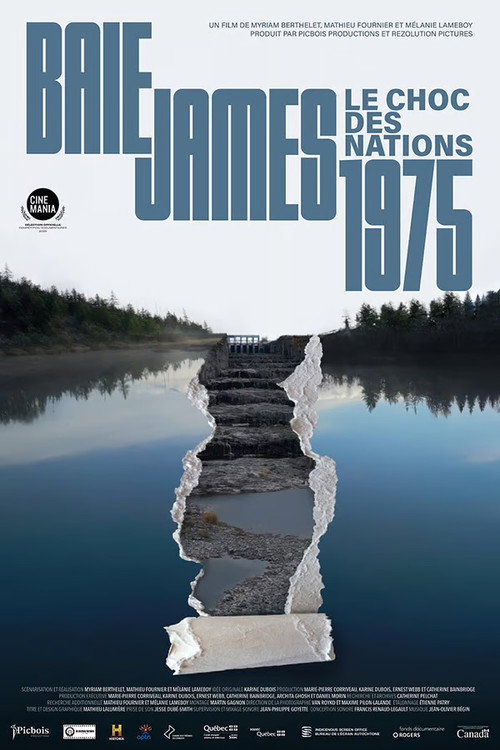 Movie poster for James Bay 1975: The Shock of Two Nations (2025)