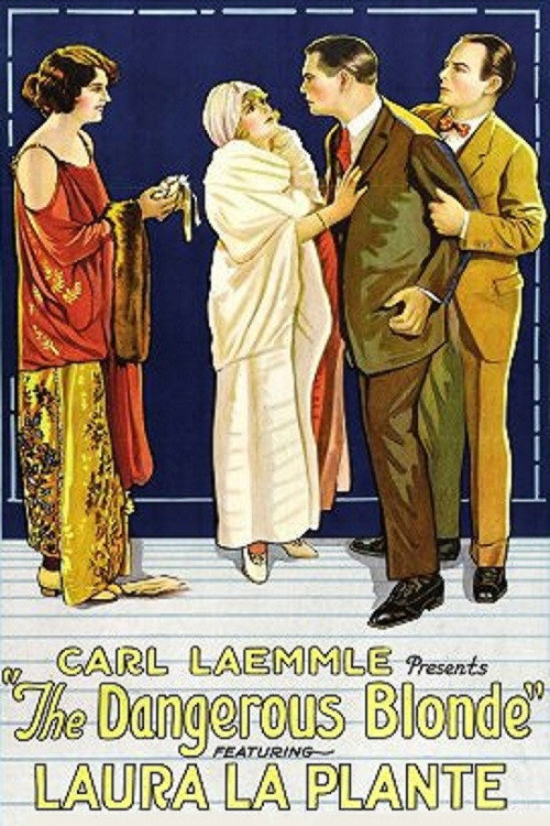 Movie poster for The Dangerous Blonde (1924)