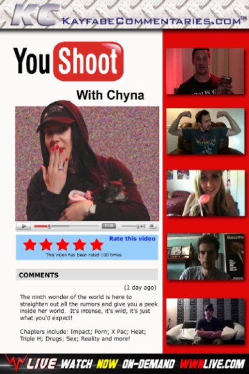 Movie poster for YouShoot: Chyna (2011)