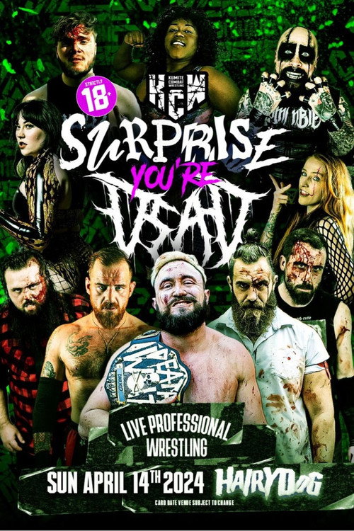 Movie poster for KCW: Surprise! You're Dead (2024)