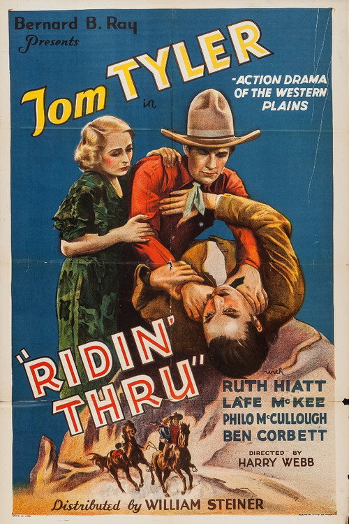 Movie poster for Ridin' Thru (1934)
