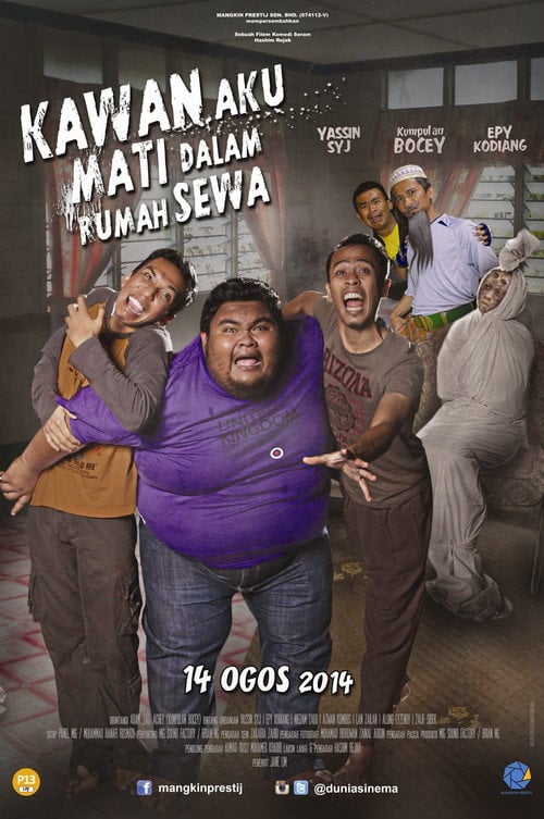 Movie poster for Kawan Aku Mati Dalam Rumah Sewa (2014)
