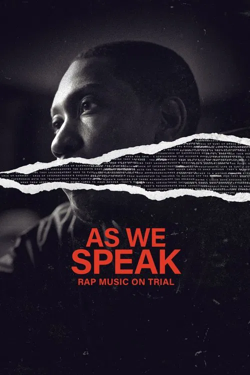 Movie poster for As We Speak: Rap Music on Trial (2024)