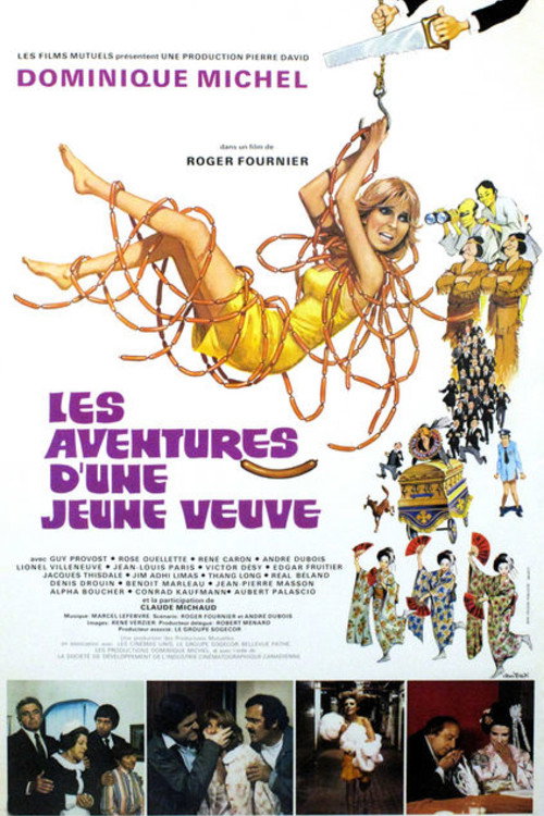 Movie poster for Les aventures d'une jeune veuve (1974)