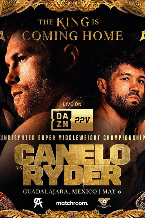 Movie poster for Canelo Alvarez vs. John Ryder (2023)