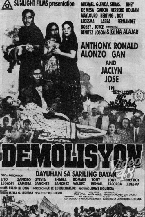 Movie poster for Demolisyon: Dayuhan sa sariling bayan (1995)