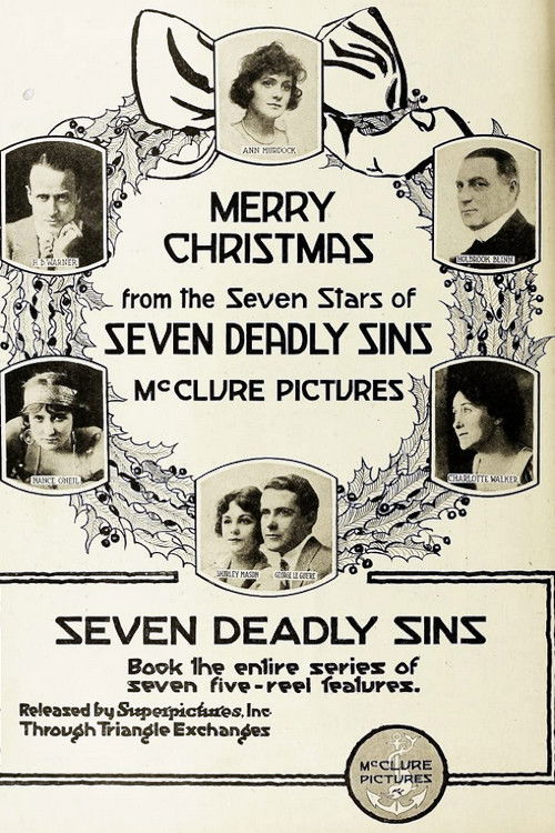 Movie poster for Seven Deadly Sins: Envy (1917)