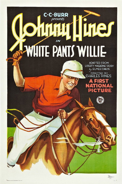 Movie poster for White Pants Willie (1927)