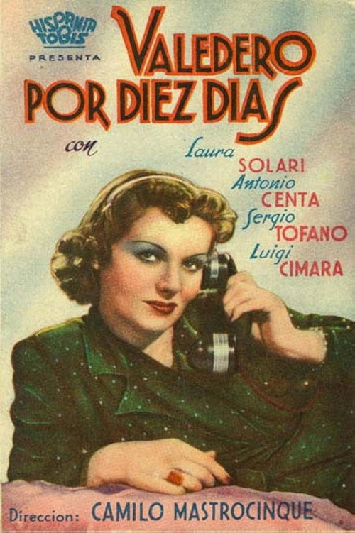 Movie poster for Validità giorni dieci (1940)
