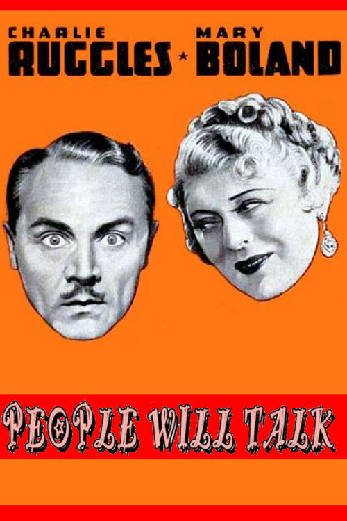 Movie poster for People Will Talk (1935)
