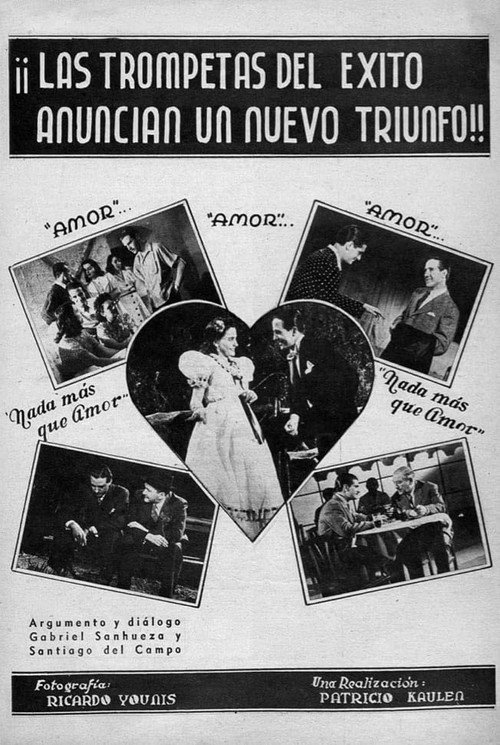 Movie poster for Nada más que amor (1942)