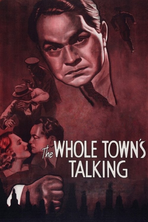 Movie poster for The Whole Town's Talking (1935)