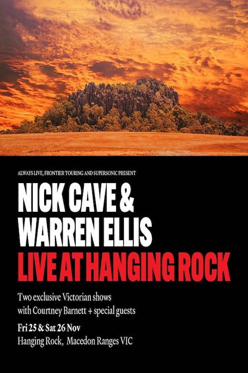 Movie poster for Kingdom in the Sky: Nick Cave & Warren Ellis Live at Hanging Rock (2023)