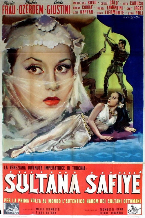 Movie poster for La sultana Safiyè (1955)