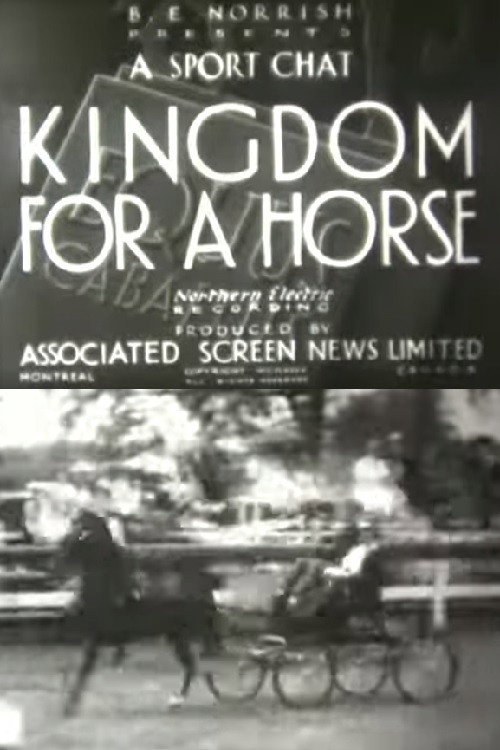Movie poster for Kingdom for a Horse (1935)