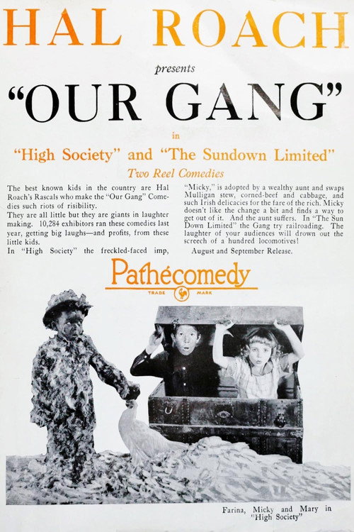 Movie poster for High Society (1924)