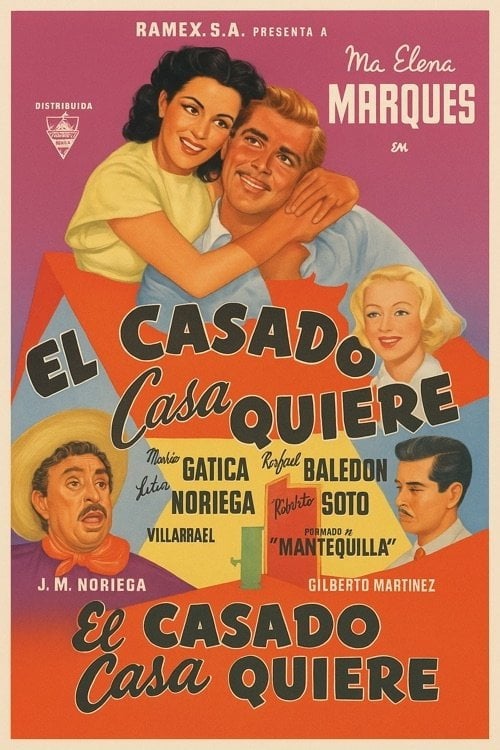 Movie poster for El casado casa quiere (1948)