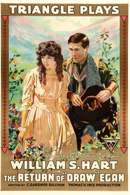 Movie poster for The Return of Draw Egan (1916)