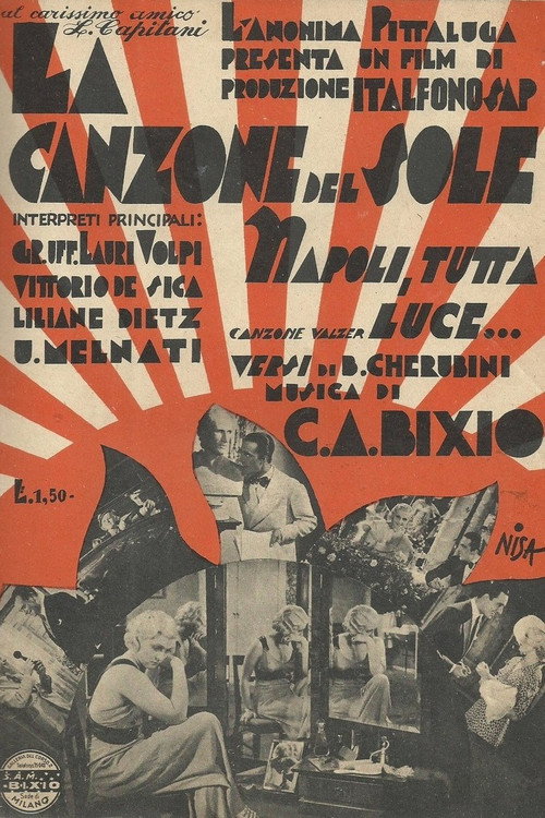 Movie poster for La canzone del sole (1934)