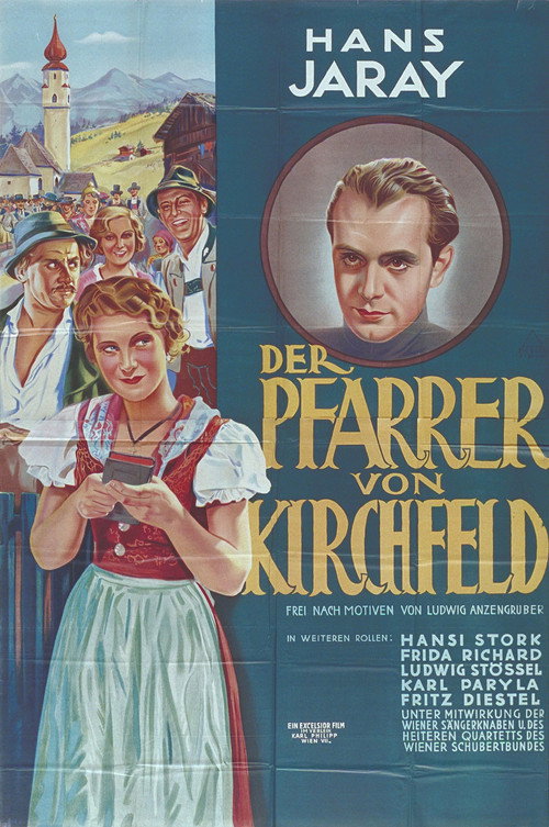 Movie poster for Der Pfarrer von Kirchfeld (1937)