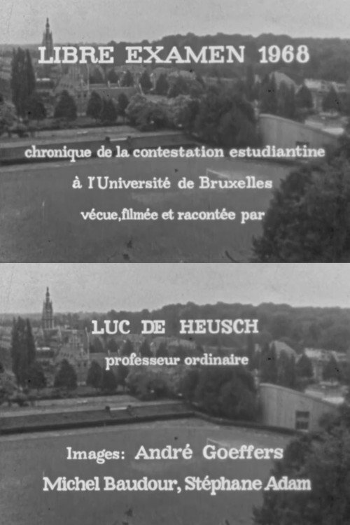 Movie poster for Libre examen 1968 (1968)