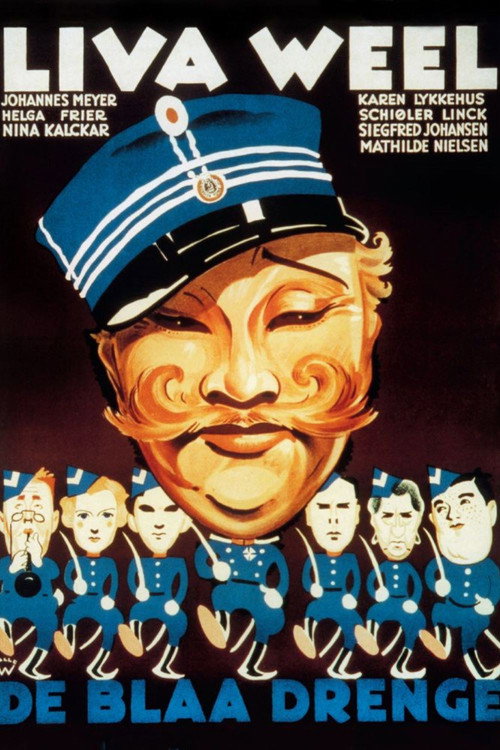 Movie poster for De blaa drenge (1933)