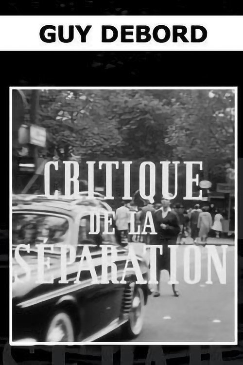 Movie poster for Critique of Separation (1961)