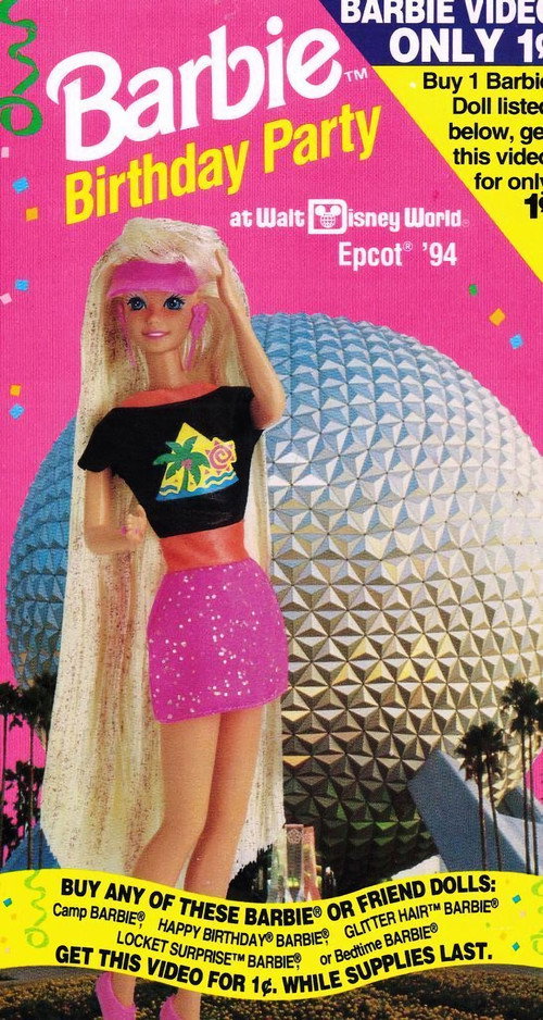 Movie poster for Barbie Birthday Party at Walt Disney World Epcot '94 (1994)
