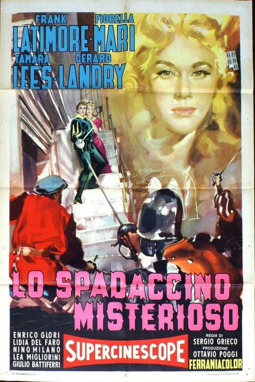 Movie poster for The Mysterious Swordsman (1956)