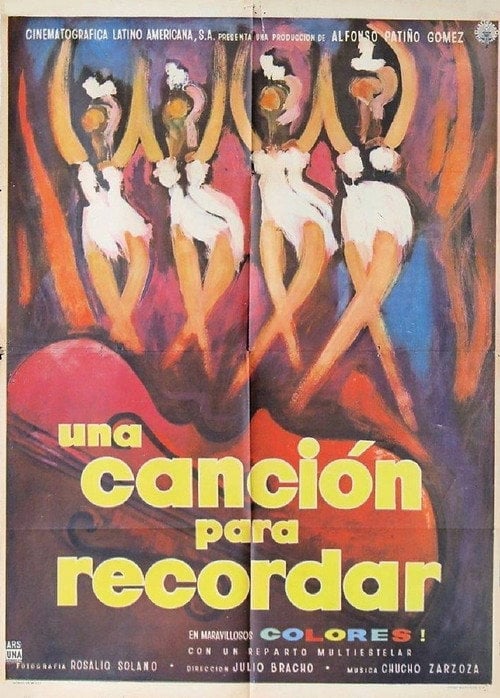 Movie poster for Una canción para recordar (1960)