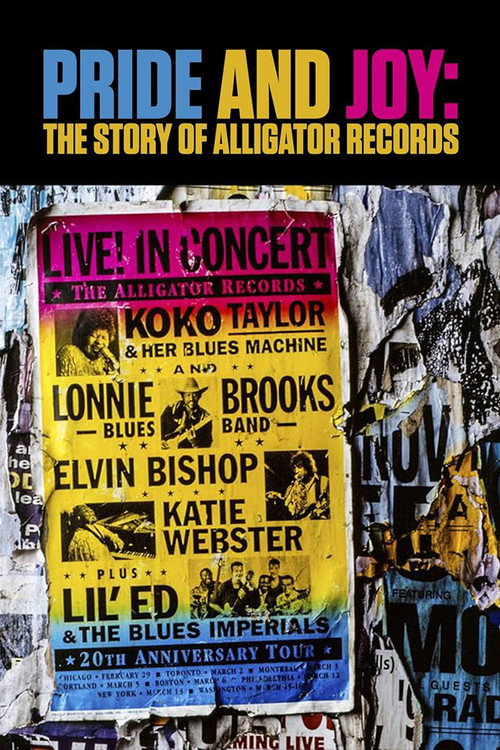 Movie poster for Pride and Joy: The Story of Alligator Records (1992)