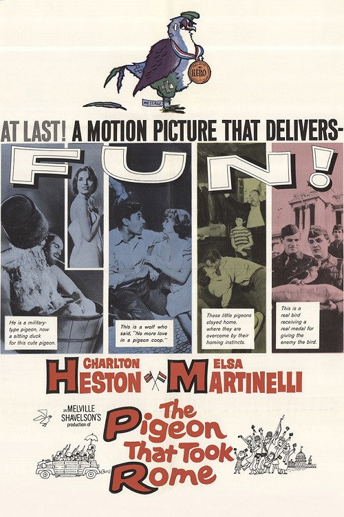 Movie poster for The Pigeon That Took Rome (1962)