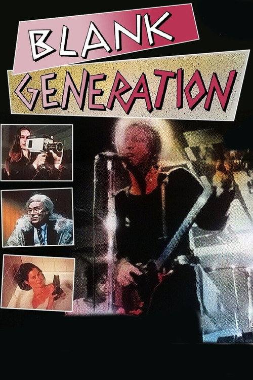 Movie poster for Blank Generation (1980)