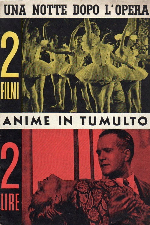 Movie poster for Una notte dopo l'opera (1942)