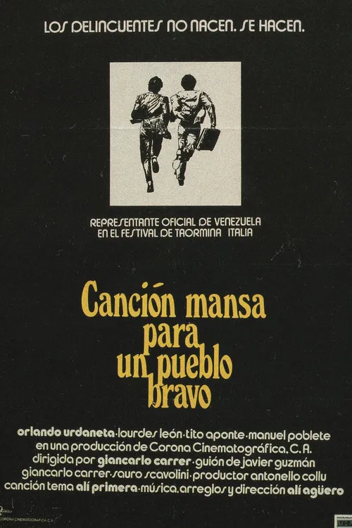 Movie poster for A Tame Song for a Brave People (1976)