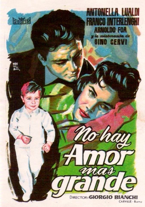 Movie poster for Non c'è amore più grande (1955)