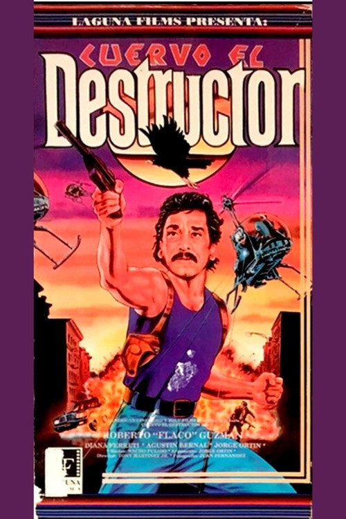 Movie poster for Cuervo, el destructor (1991)